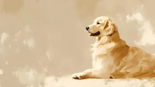 Golden Retriever Art