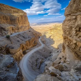 Desert Canyon Scenic View