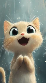 Charming Kitten Art