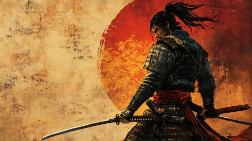 Japanese Warrior with Sword
