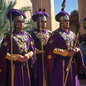 Regal Guards with Spears