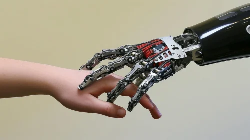 Captivating Robotic Precision: A Delicate Handshake
