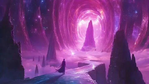 Magenta Portal to Another World