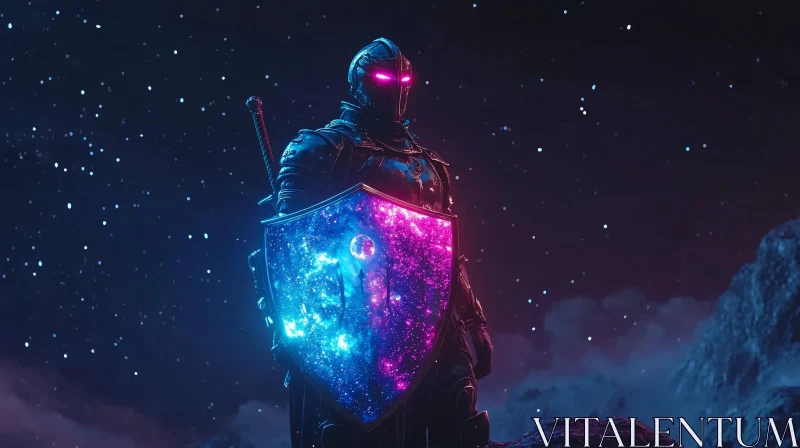 Knight with Galaxy Shield