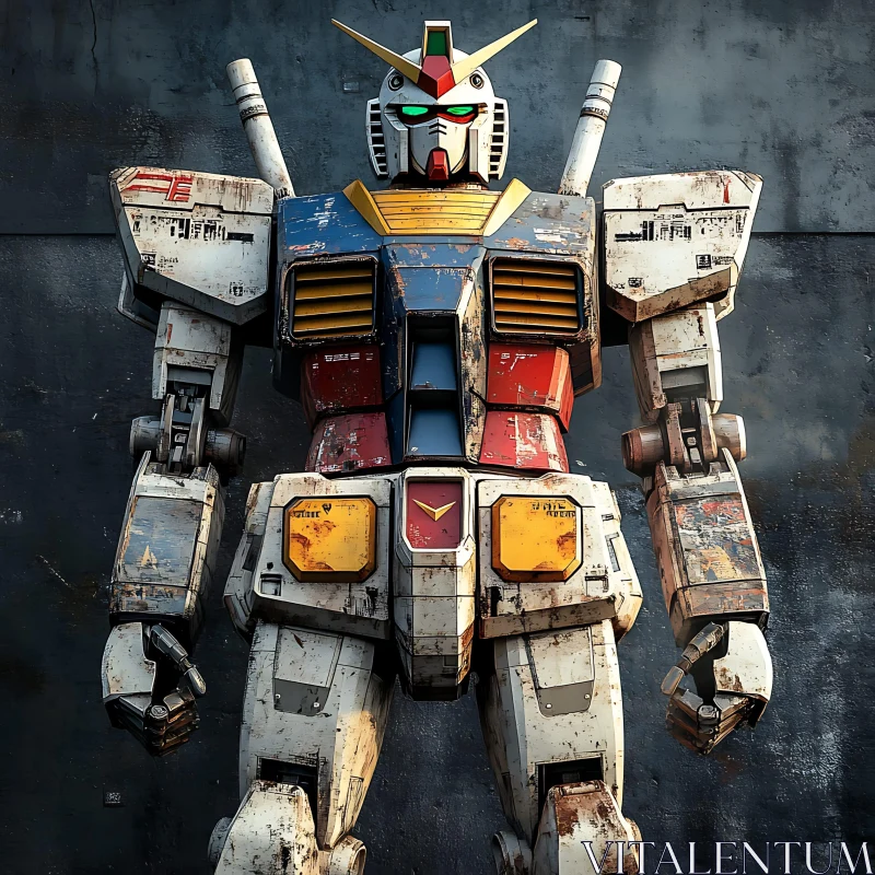 Weathered Robot: Sci-Fi Armor