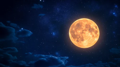 Celestial Moonlit Night