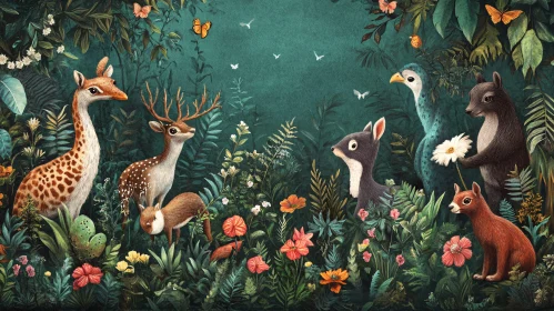 Enchanting Forest Creatures Gathering