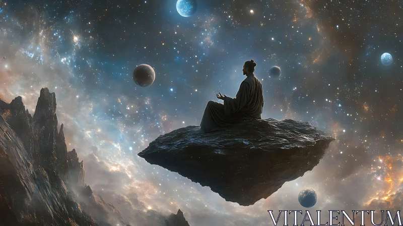 Meditative State in the Starry Space