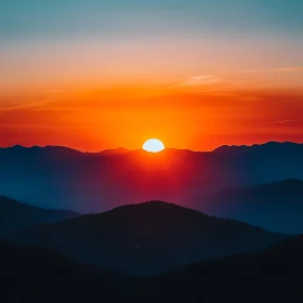 Mountains Sunset Vista