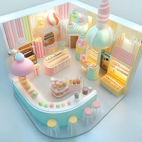 Pastel Candy Land: A Delightful Treat