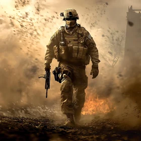 Warrior Amidst Chaos