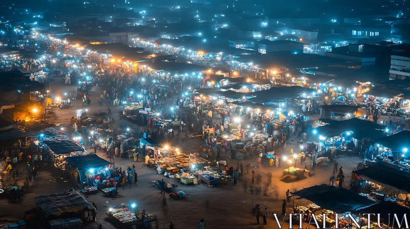Night Market Cityscape