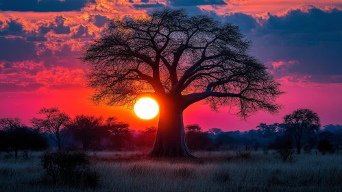 Tree at Sunset
