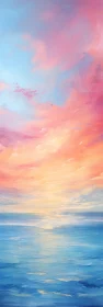 Calm Sea and Sky Artwork