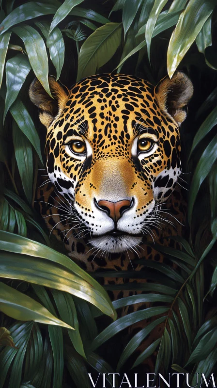 Jungle Leopard Gaze