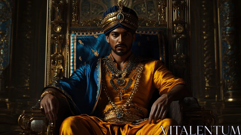 Royal Portrait: Man on Throne