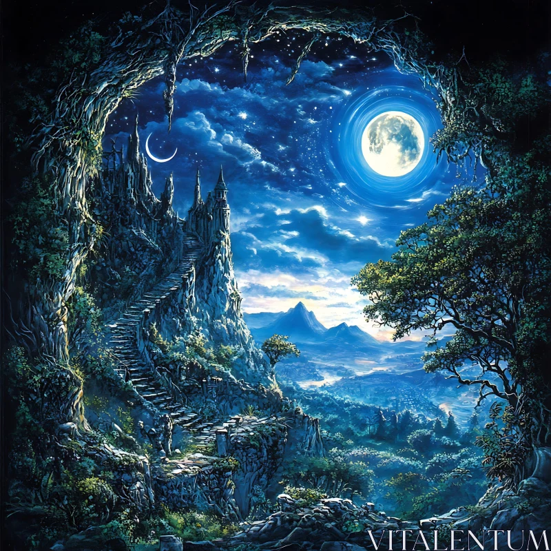 Fortress under Moonlight