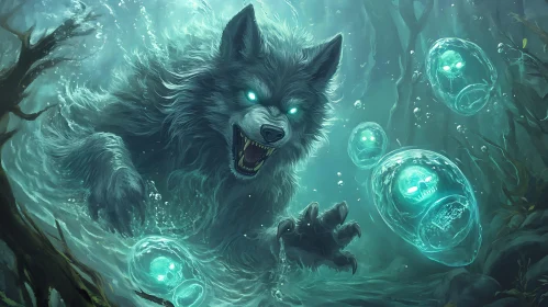 Aquatic Wolf and Ethereal Skull Bubbles