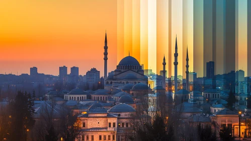 Mosque at Sunset