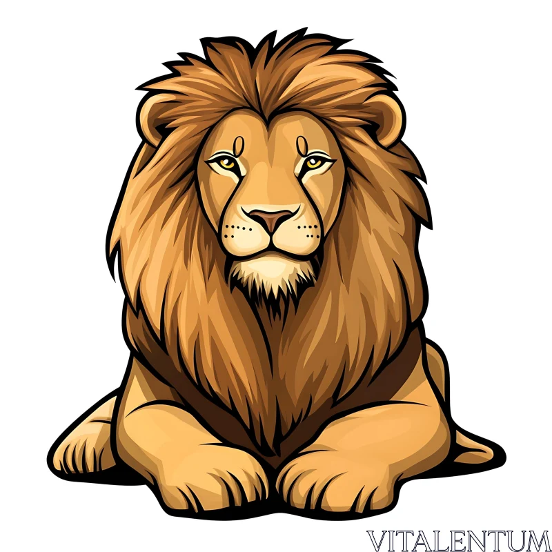 Cartoon Lion Image