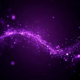 Shimmering Purple Lights Abstract Design