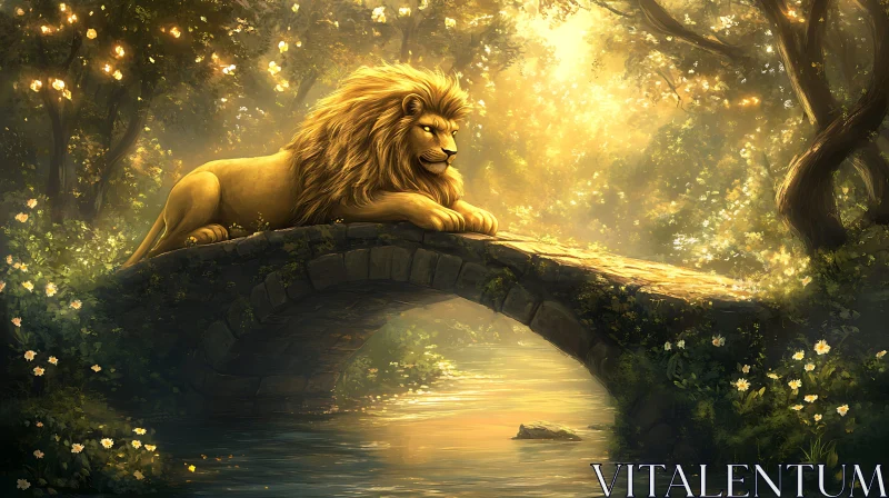 Golden Lion Resting
