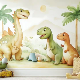 Playful Dinosaur Room Decor