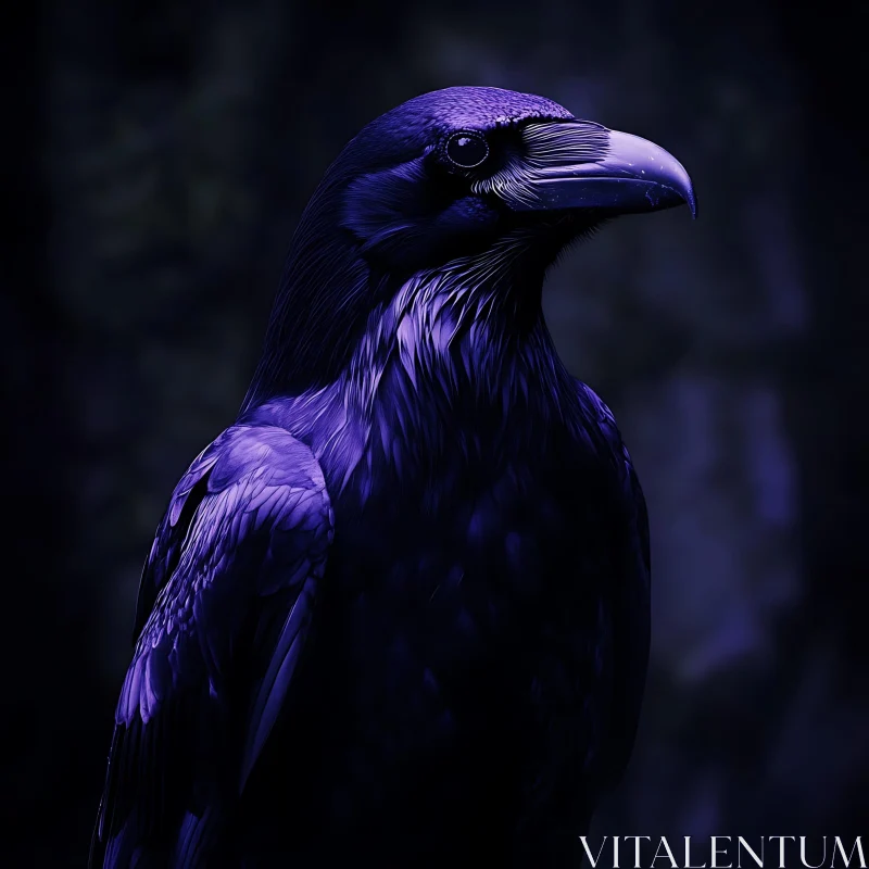 Mystic Raven Portrait
