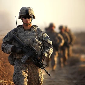 Army Soldiers on Patrol