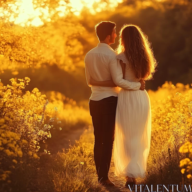 Golden Hour Embrace