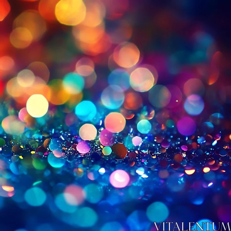 Abstract Bokeh Lights Background