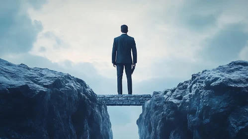 Man on Bridge: Overcoming Challenges