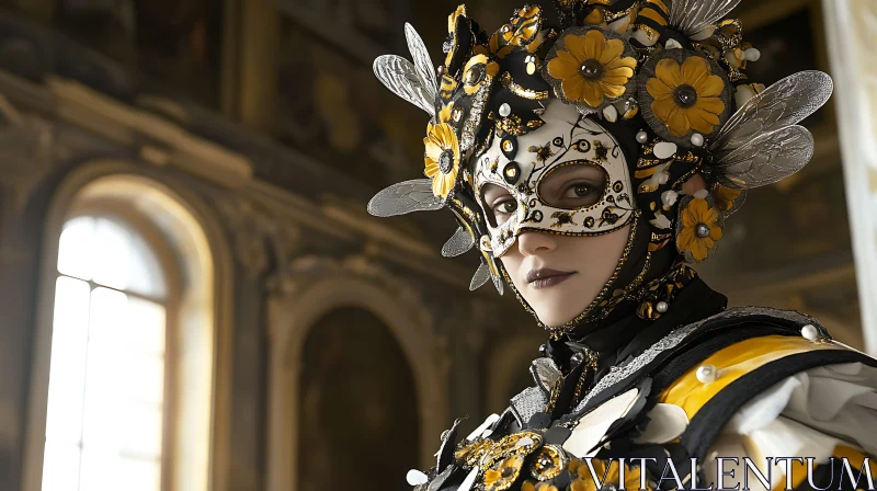 Woman in Bee Costume
