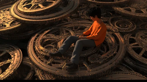 Gears and Dreams: A Boy's Contemplation