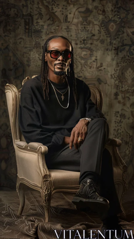 Snoop Dogg in Black Attire