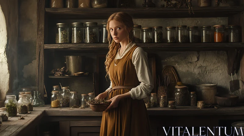 Woman with Herbs