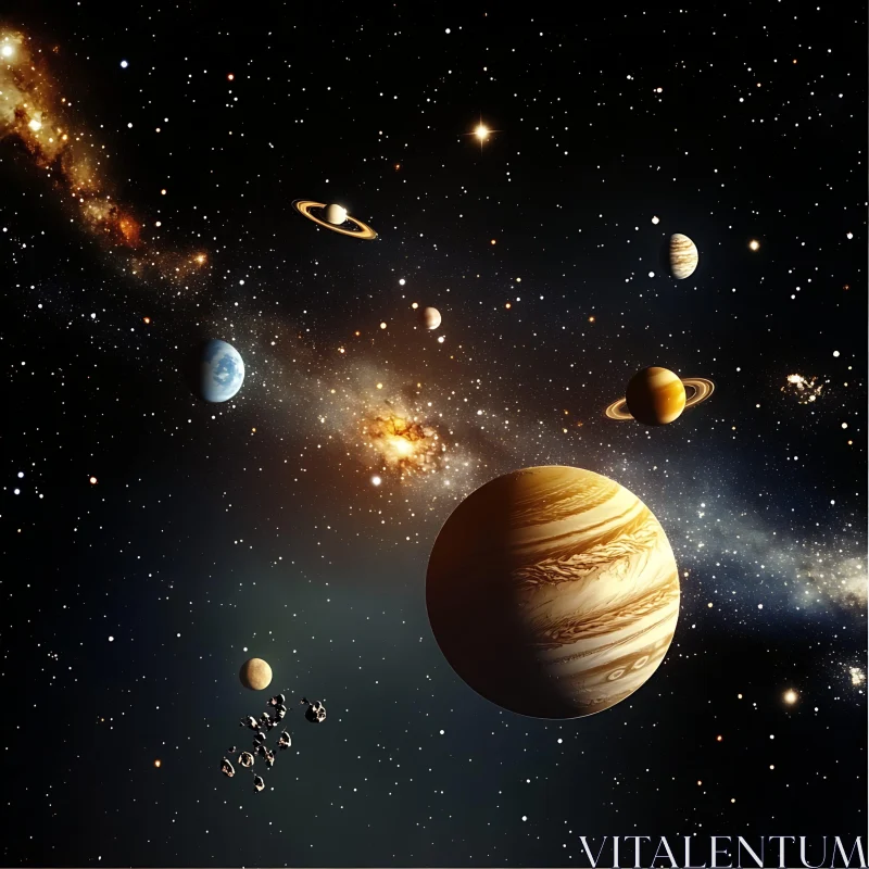 Cosmic Planets in Deep Space