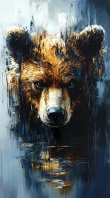 Wildlife Art: Bear's Portrait