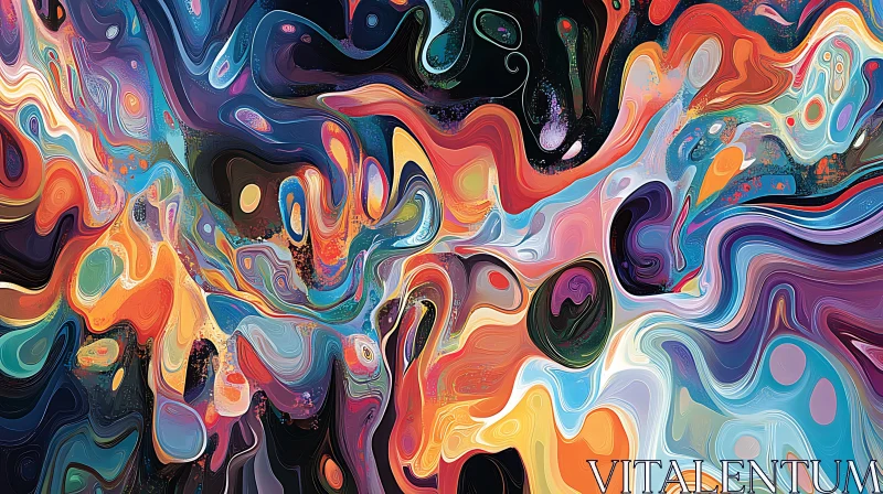 Fluid Color Abstract