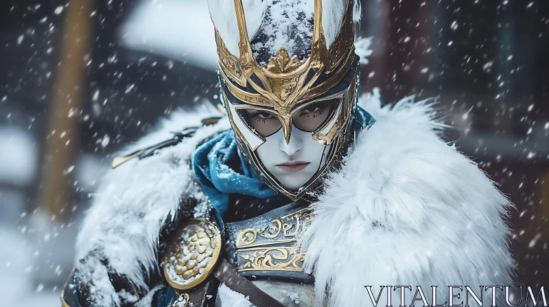 Snowy Warrior Portrait