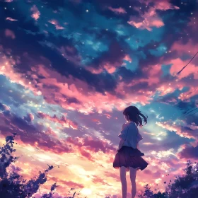 Contemplation at Sunset