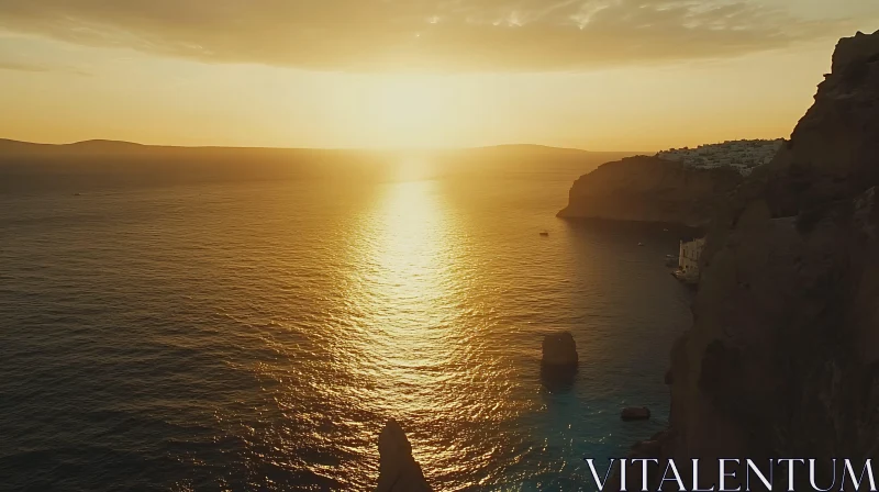 Peaceful Seascape at Sunset