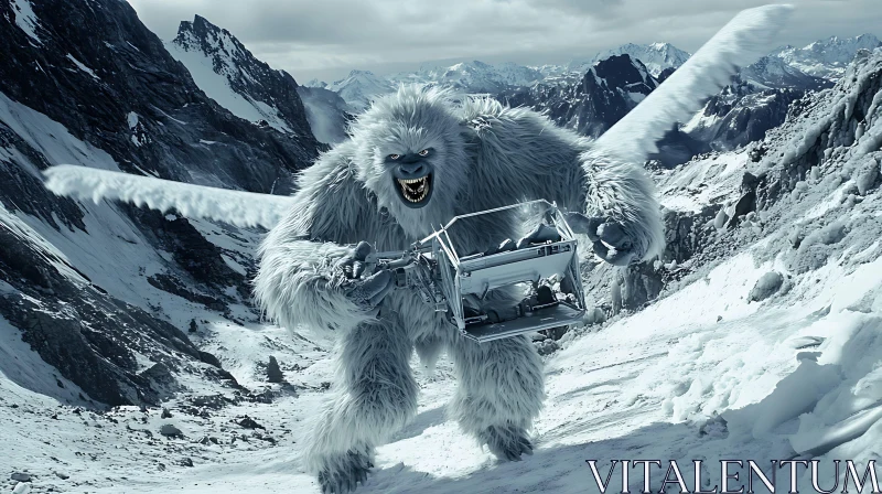 Abominable Snowman in the Himalayas