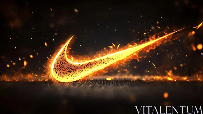 Glowing Fiery Branding