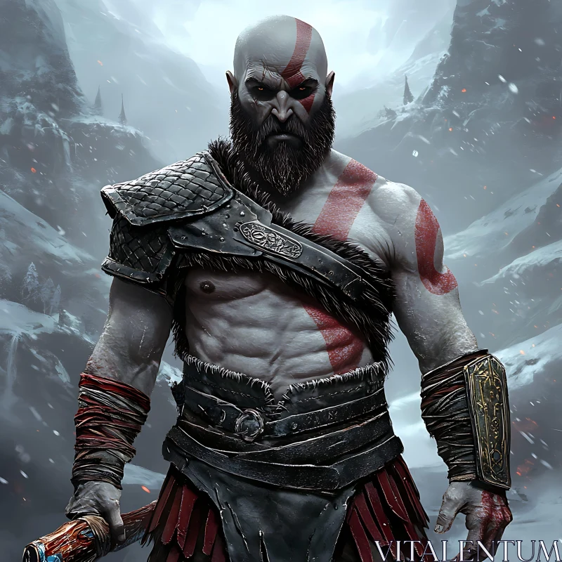 Fierce Warrior in Winter