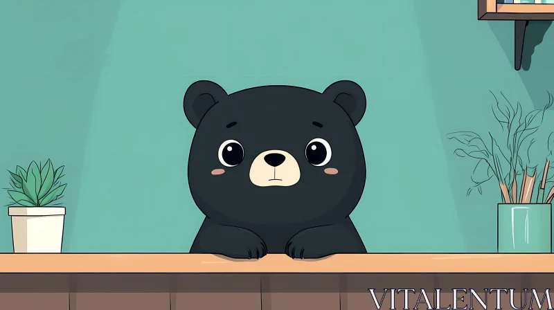 Cute Cartoon Bear Illustration