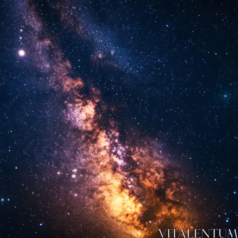 Celestial River of Stars
