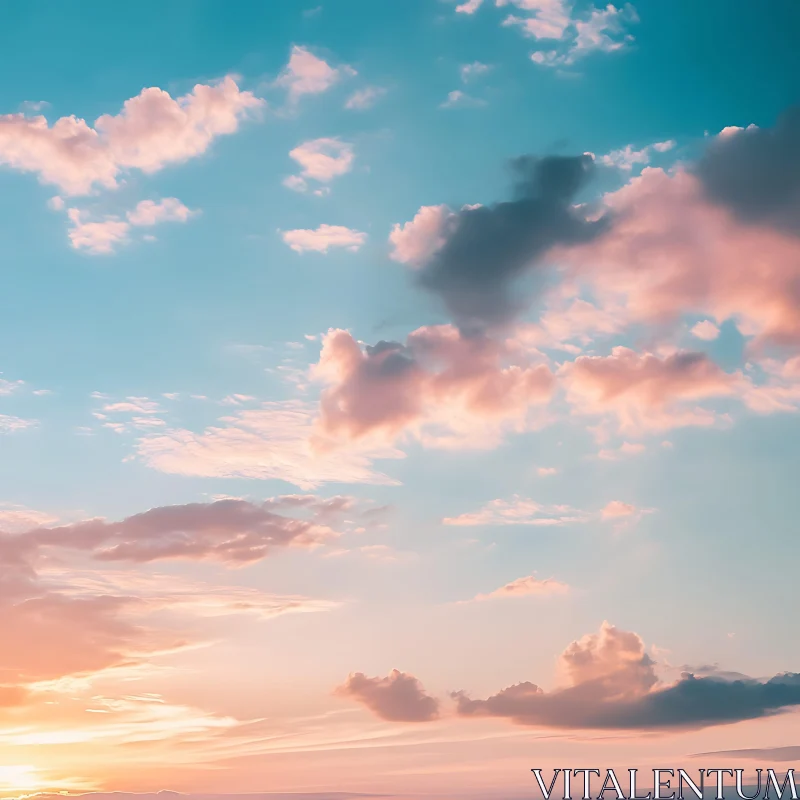 Tranquil Sunset Sky