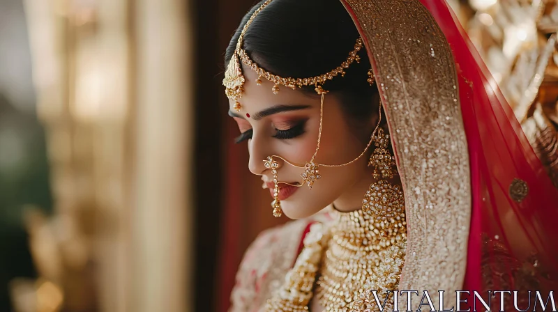 Portrait of Woman with Jewelry