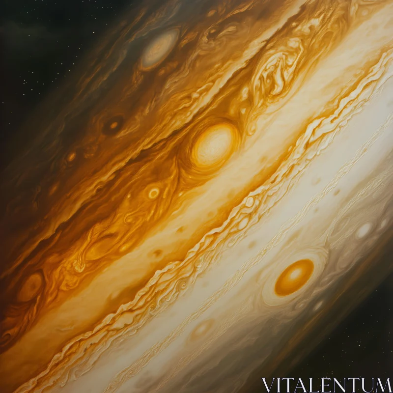Giant Planet Jupiter in Space